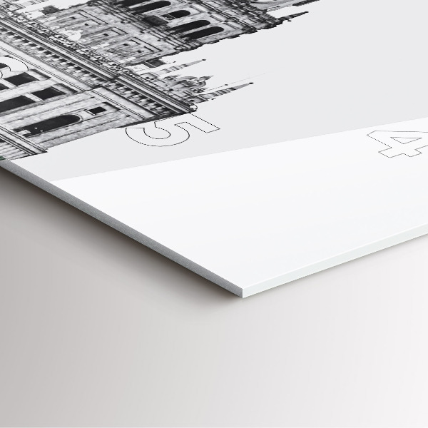 Square wall clock Palace of Culture and Science