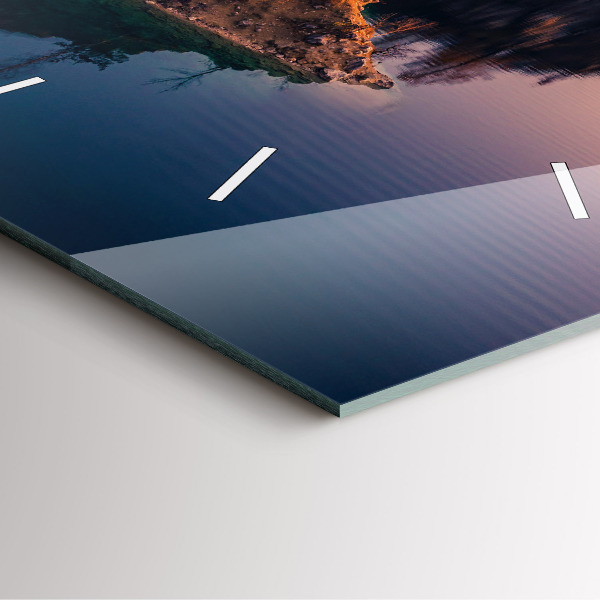 Square wall clock Krakow Lake Zakrzówek