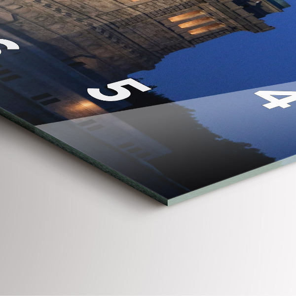 Square wall clock Statue of Liberty New York