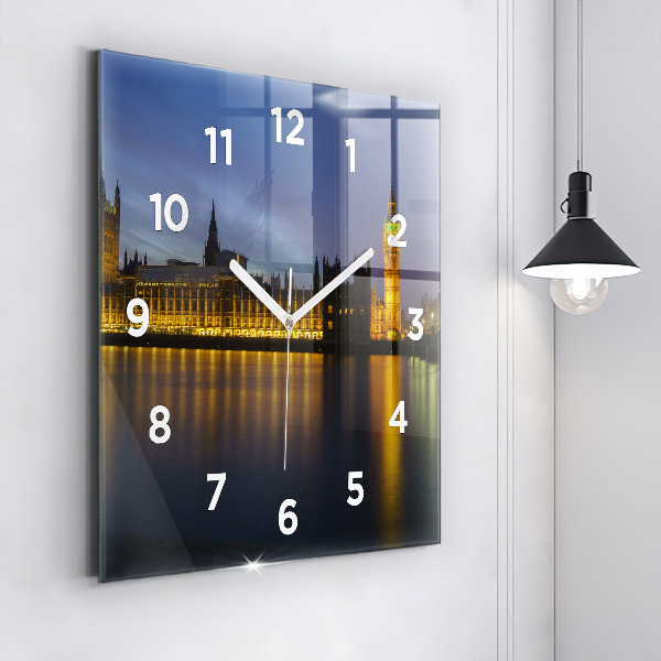 Square wall clock Winchester Palace London