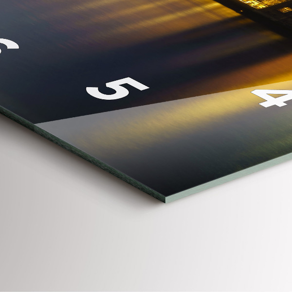 Square wall clock Winchester Palace London