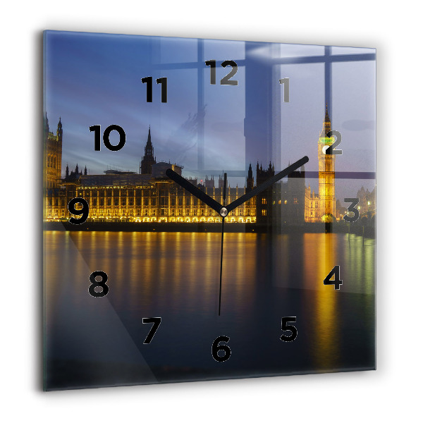 Square wall clock Winchester Palace London