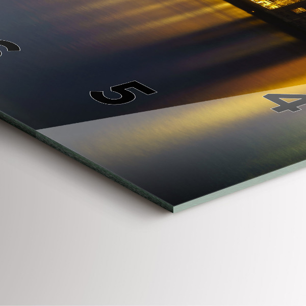 Square wall clock Winchester Palace London