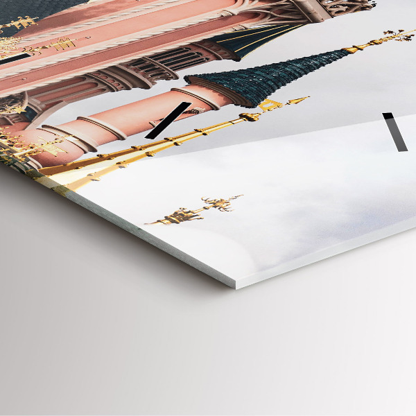 Square wall clock Disneyland Paris Castle