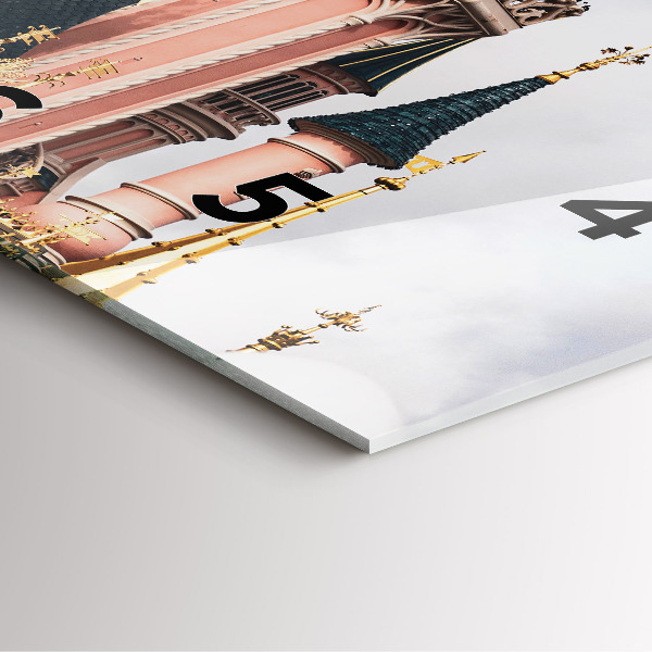 Square wall clock Disneyland Paris Castle