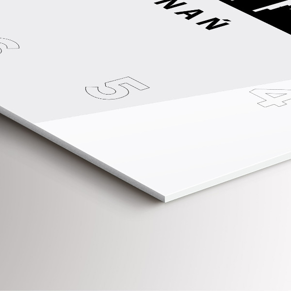 Square wall clock Poznan panorama graphics