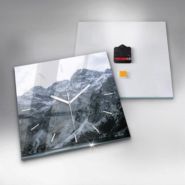 Square wall clock Morskie Oko in the Tatra Mountains