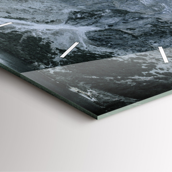 Square wall clock Morskie Oko in the Tatra Mountains