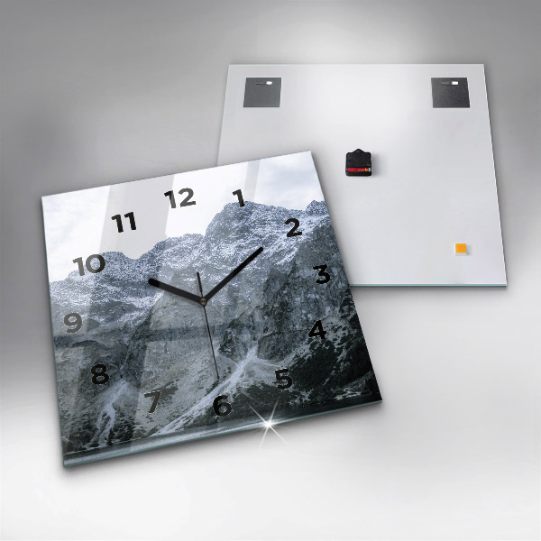 Square wall clock Morskie Oko in the Tatra Mountains