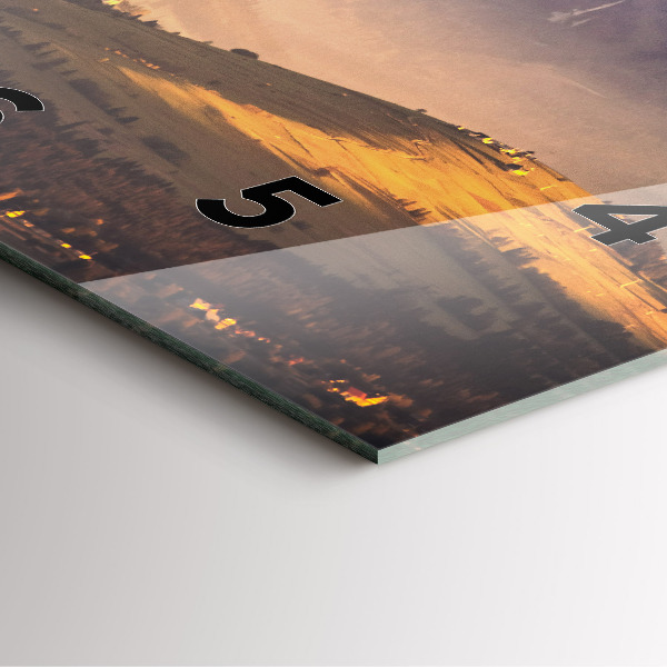 Square wall clock Winter landscape of the Tatra Mountains