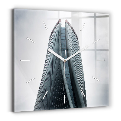 Square wall clock Skyscraper in Milan