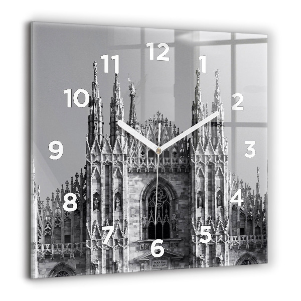 Square wall clock Milan Cathedral