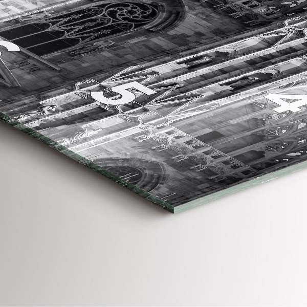 Square wall clock Milan Cathedral