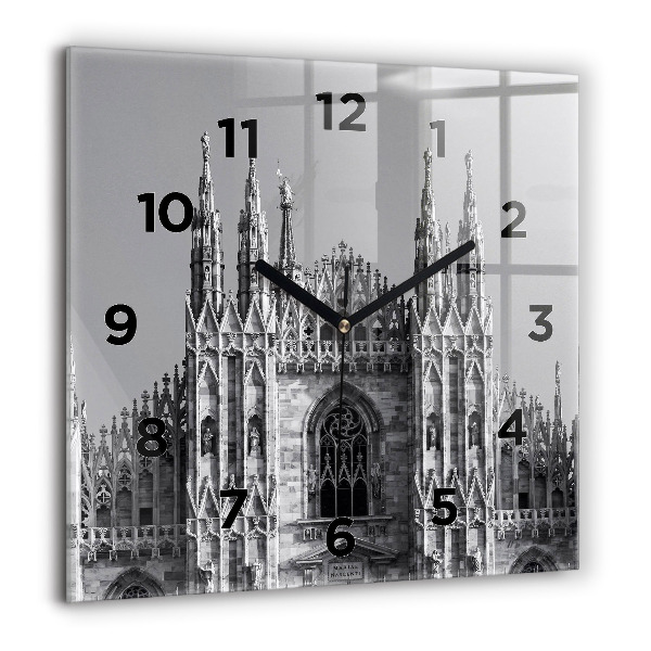 Square wall clock Milan Cathedral