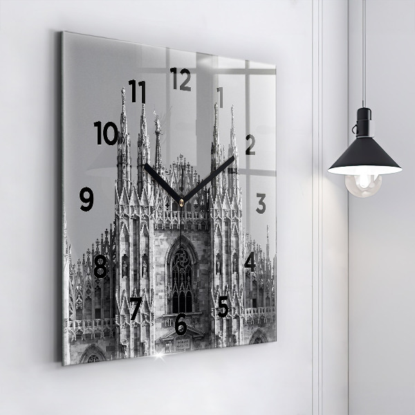 Square wall clock Milan Cathedral