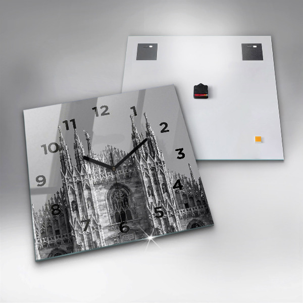 Square wall clock Milan Cathedral