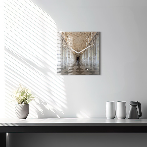 Square wall clock La Veneria Reale Museum