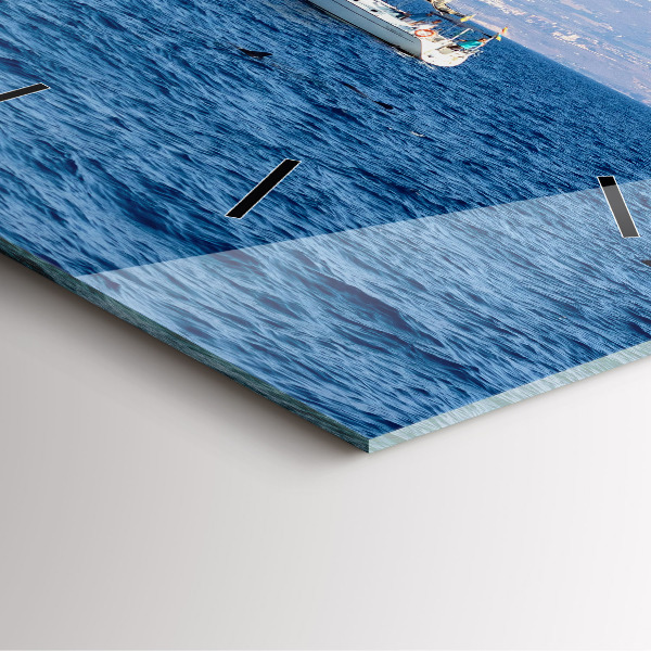 Square wall clock Yacht in Tenerife