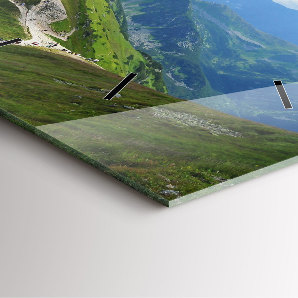 Square wall clock Kasprowy Wierch Zakopane