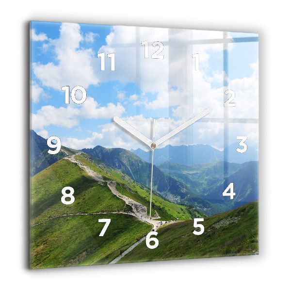 Square wall clock Kasprowy Wierch Zakopane