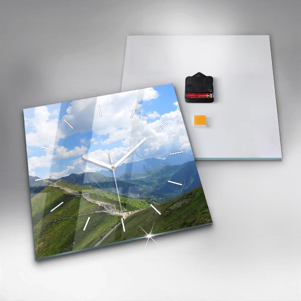 Square wall clock Kasprowy Wierch Zakopane