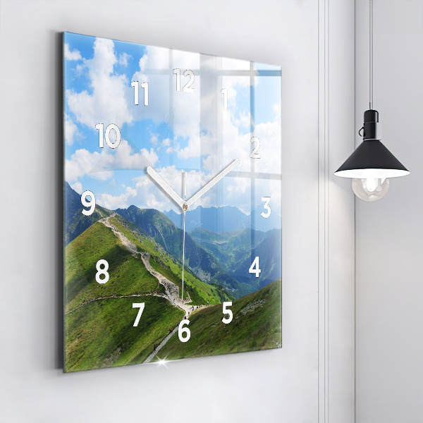 Square wall clock Kasprowy Wierch Zakopane