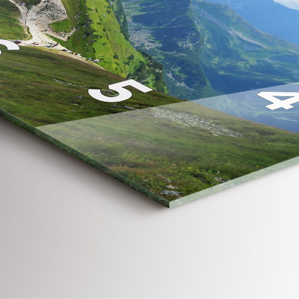 Square wall clock Kasprowy Wierch Zakopane