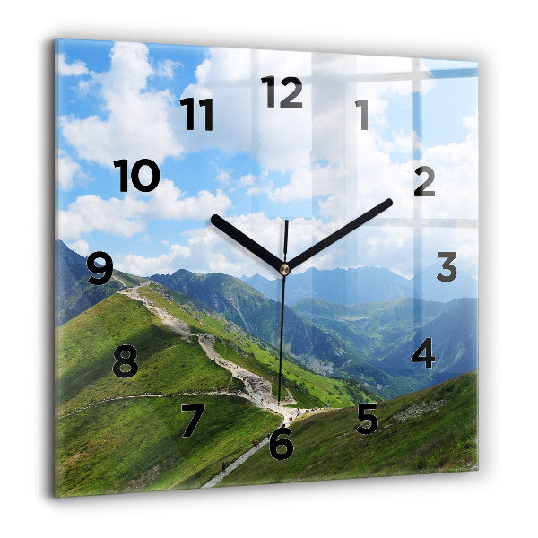 Square wall clock Kasprowy Wierch Zakopane