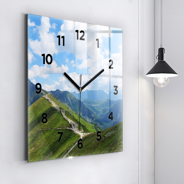 Square wall clock Kasprowy Wierch Zakopane