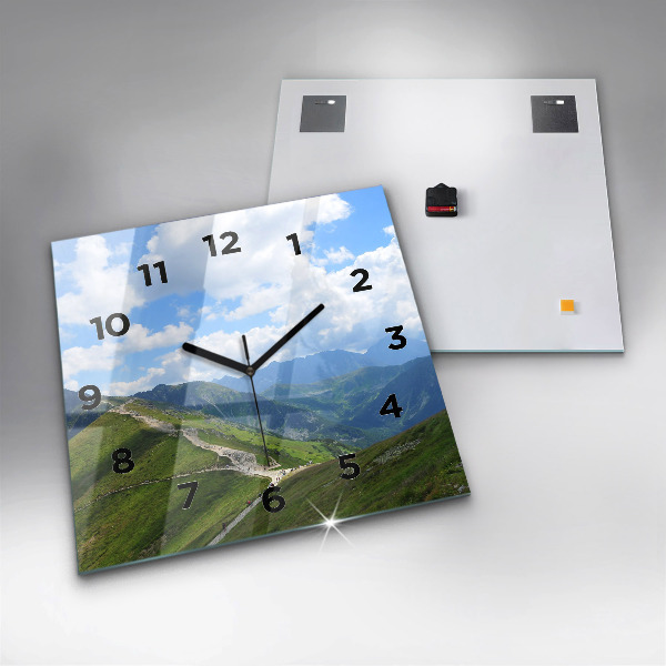 Square wall clock Kasprowy Wierch Zakopane