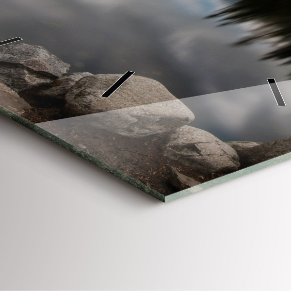 Square wall clock High Tatras in Slovakia