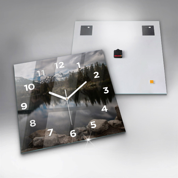 Square wall clock High Tatras in Slovakia