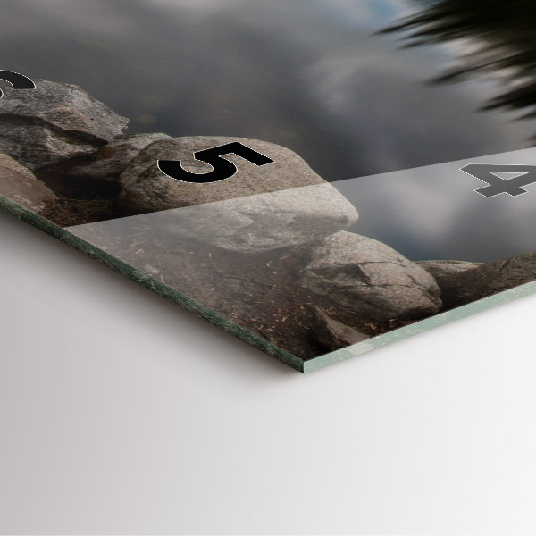 Square wall clock High Tatras in Slovakia