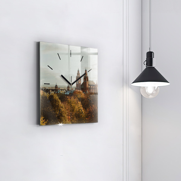 Square wall clock Glasgow Art Gallery