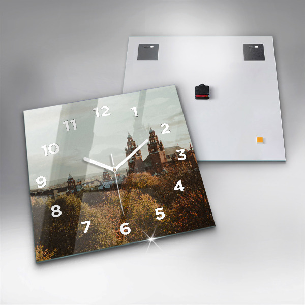 Square wall clock Glasgow Art Gallery