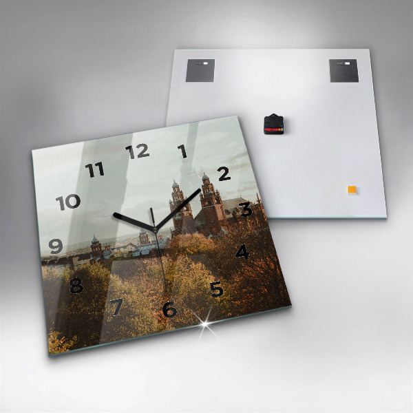 Square wall clock Glasgow Art Gallery