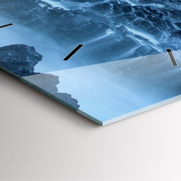 Square wall clock Lighthouse