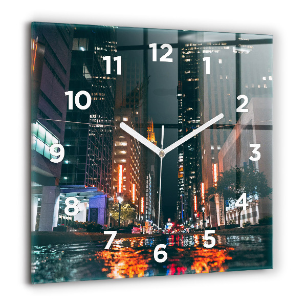 Square wall clock Hilton Houston