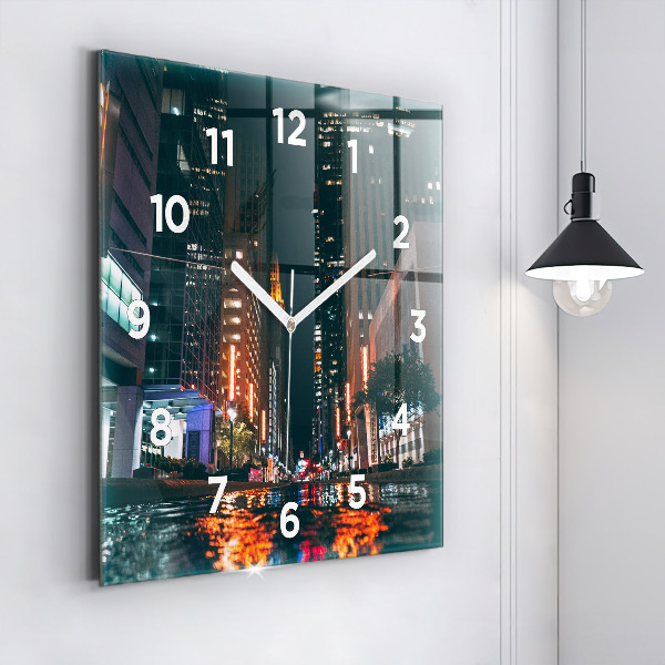 Square wall clock Hilton Houston