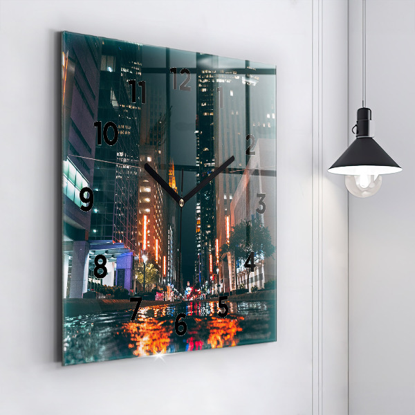 Square wall clock Hilton Houston