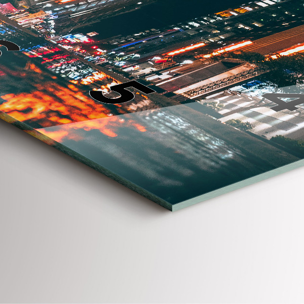 Square wall clock Hilton Houston