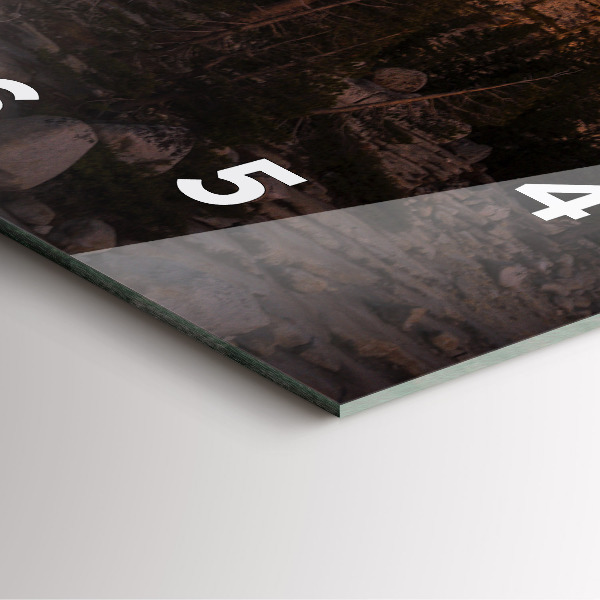 Square wall clock Rocky Yosemite Road