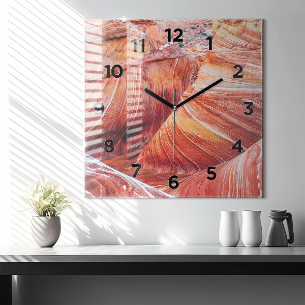 Square wall clock The Picturesque Grand Canyon