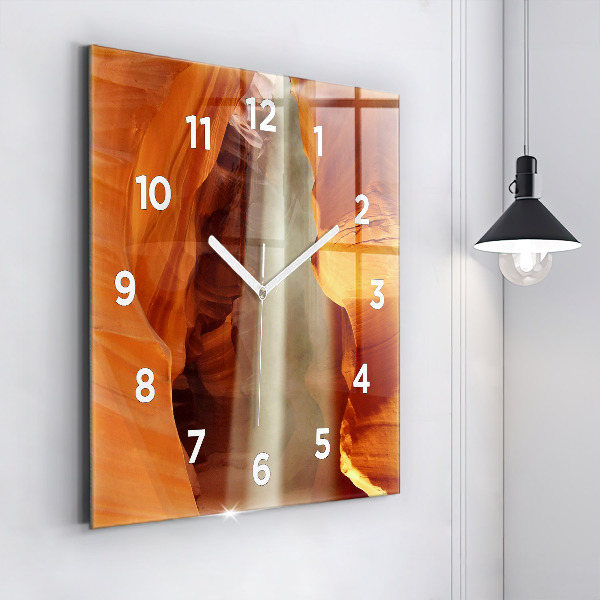 Square wall clock Desert Canyon