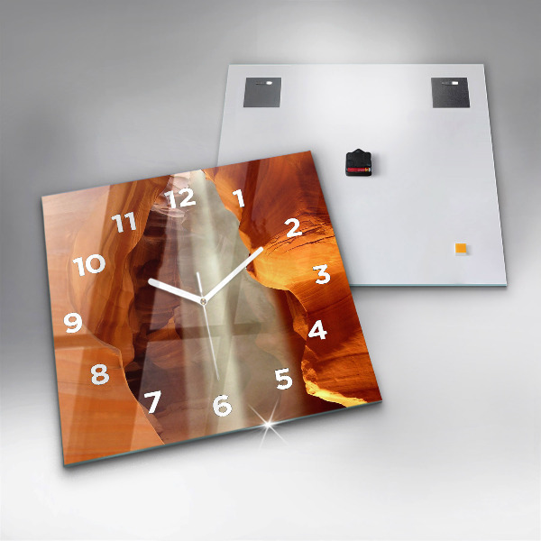 Square wall clock Desert Canyon