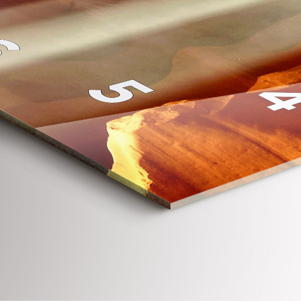 Square wall clock Desert Canyon