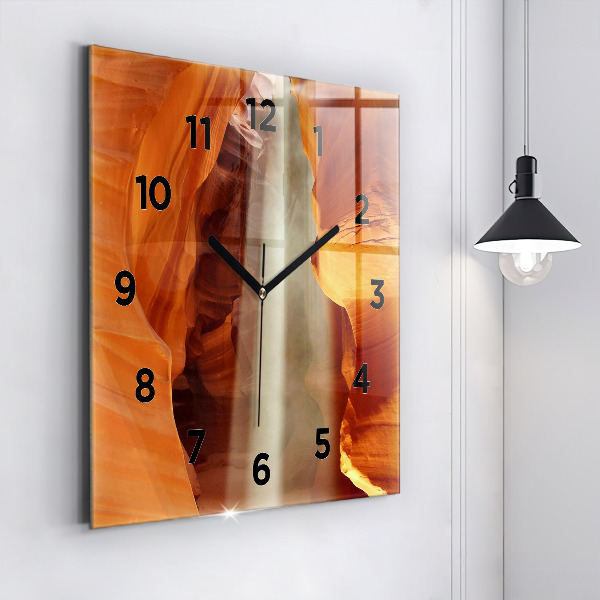 Square wall clock Desert Canyon