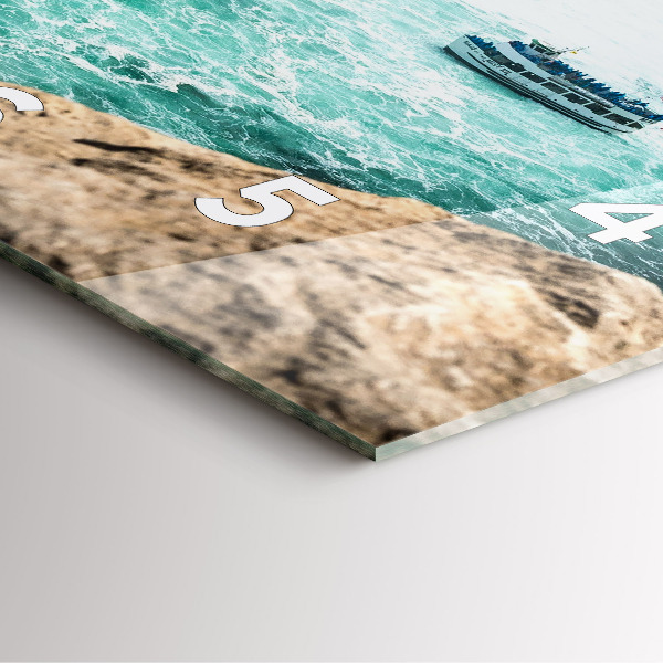 Square wall clock The Boat and Niagara