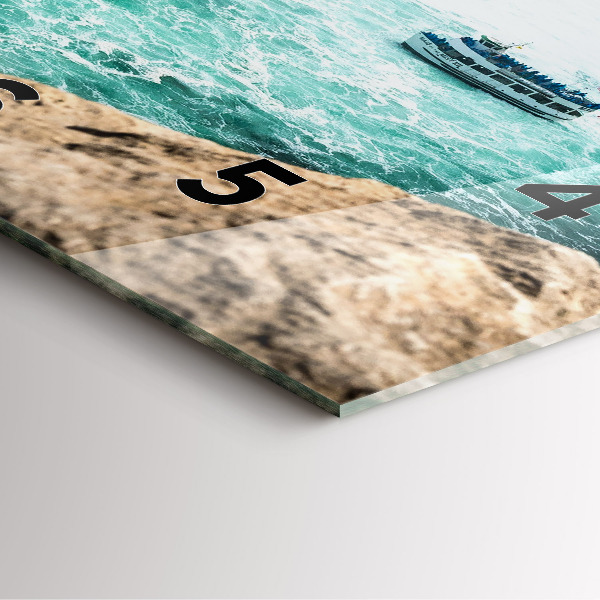 Square wall clock The Boat and Niagara