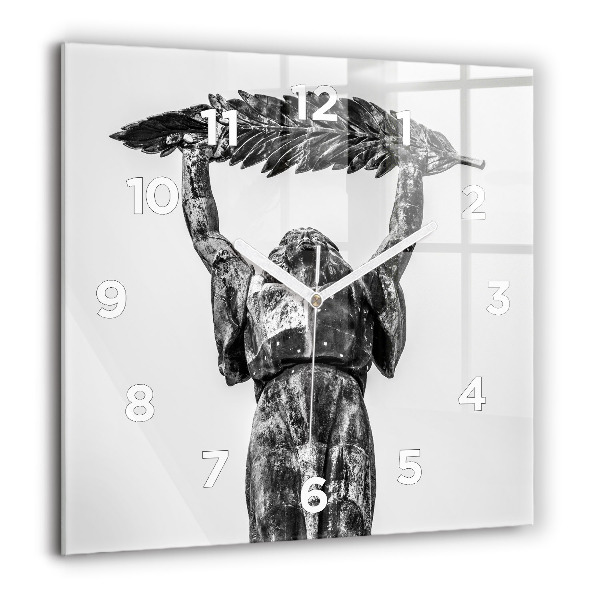 Square wall clock Statue of Liberty in Budapest